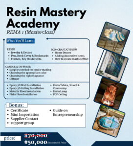 Resin Art and Craft (Pro Package)