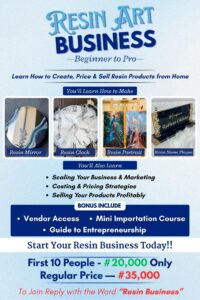 Resin Art Business Program (RABP)